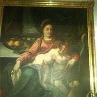 Información sobre un cuadro Virgen con Niño y san Juanito