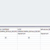 Inventario con lotes y vencimiento en access