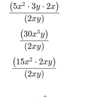 Cual es la ley matemática que respalda esta operación...