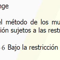 Hallar los puntos críticos por medio de Multiplicador Lagrange