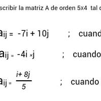 Matriz 5 x 4 que no soy capaz de hacerlo