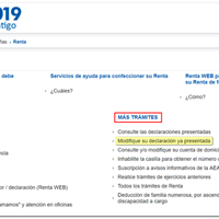 Anular la presentación de la declaración