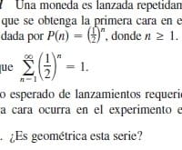 Como resolver problema de aplicación de series