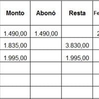 Resta sucesiva desde formulario para ser registrado en celdas