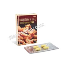 What is tadora 20 mg medicine?