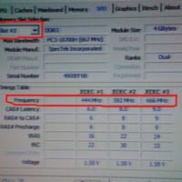 Incongruencia en la Frecuencia de barras RAM