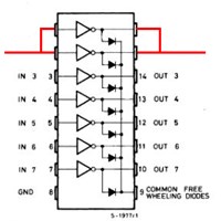 Transistor Darlington ULN2003