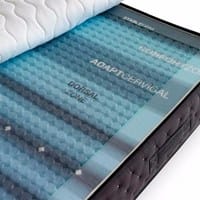 Colchón de muelles ensacados y viscoelástica PIKOLIN BLUES ADAPT-TECH de Comforama, opinion.
