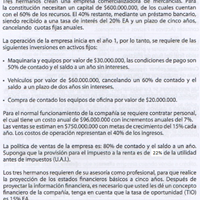 ¿Cómo resuelvo este ejercicio de Estados Financieros proyectados?