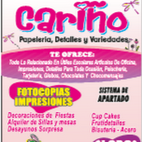 CARIÑO Papelería, Detalles y Variedades