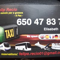 Taxi en Palamós Felipe Recio 8 plazas