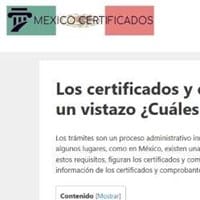 Mexico Certificados