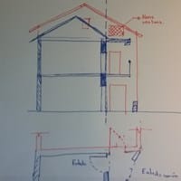 Apertura ventana en muro medianero.